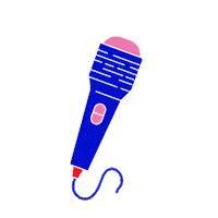 pink singing Sticker by ClapForCrap
