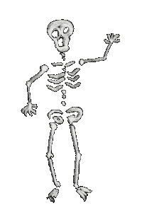 Halloween Skeleton Sticker