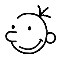 happy diary of a wimpy kid Sticker