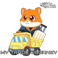 Market Crash Hamster Sticker by Hamieverse