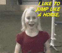 Girl Jumping GIF