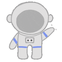 Astronaut Spaceman Sticker