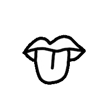 Mouth Toungue Sticker
