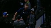 dirk nowitzki player-fan interaction GIF by NBA