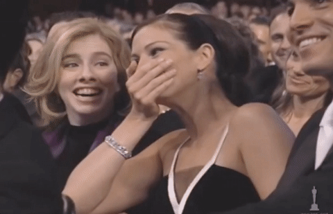 cracking up laughing GIF by The Academy Awards