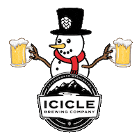 Christmas Beer Sticker by Icicle Brewing Company