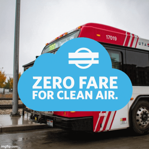 Clean Air Transit GIF by Healthy Environment Alliance Of Utah