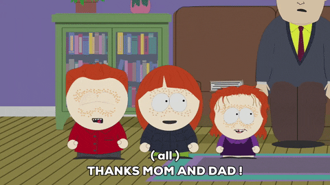 happy thanks GIF by South Park 
