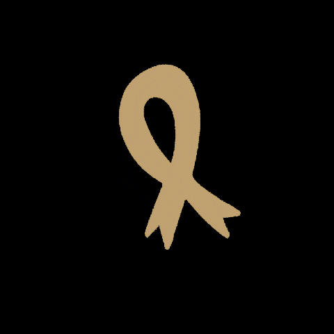 dfikar giphygifmaker gold cancer awareness GIF