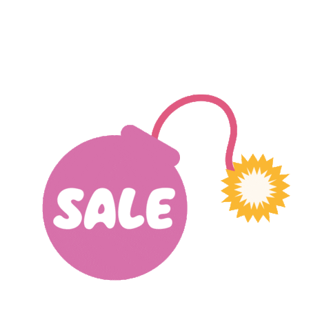 Sale Bomb Sticker by Aire Objetos Decorativos