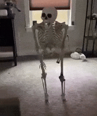 dumbassmoron28 skeleton falling man im dead skeleton falling GIF
