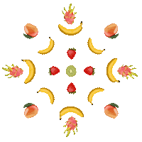 Food Spinning Sticker