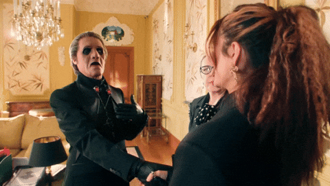 Greeting Metal Band GIF by Ghost