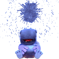 Happy New Year What Sticker by The Animasks