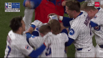 Celebrate Chicago Cubs GIF by MLB