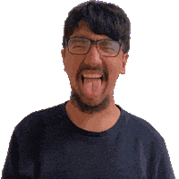 Tongue Squinting Sticker