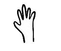 xedez hello hi wave hand Sticker