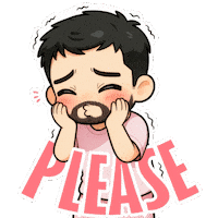 Please Please Sticker