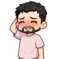 Shy Sticker