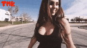 TMKNFT girl bike 360 burnout GIF