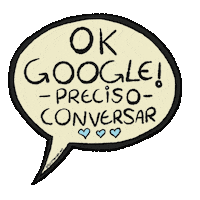 mayoliveiramkt google conversar preciso ilustramoa Sticker