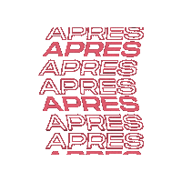 Apres Ski Sticker by That's La Plagne