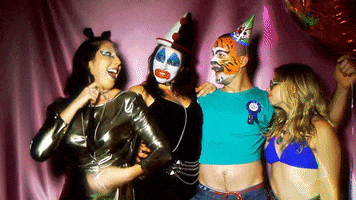 teen angel party GIF by DIRTY FENCES