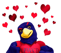 I Love You Heart Sticker by Fort Worth Country Day