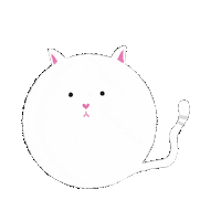 Cat Loop Sticker by Omamstore