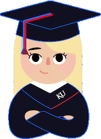 the hill college Sticker by University of Kansas