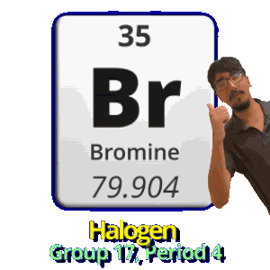 Br Halogen Sticker
