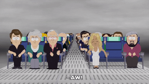 shocked crowd GIF by South Park 