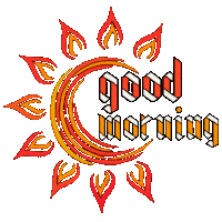 Good Morning Sticker