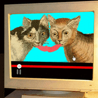 cat lonely times GIF by Scorpion Dagger