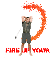 Fire Fitness Sticker by Sidea