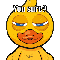 Questioning Squinting Sticker by VeeFriends