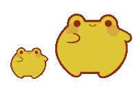 Happy Frog Sticker