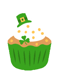 St Patricks Day Dessert Sticker by Jessica Lau