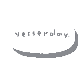 Yesterday Kinu Sticker