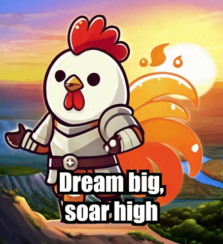 Dream Big Soar High GIF by Zorooster