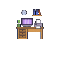 Tired Home Office Sticker