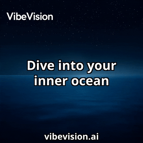 Night Ocean GIF by VibeVision
