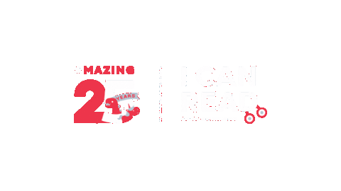 25Th Anniversary Sticker by I CAN READ INDONESIA