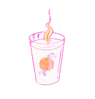 Candle Ada Sticker