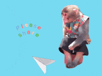 Paper Airplane Fun GIF