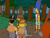 bart simpson running GIF