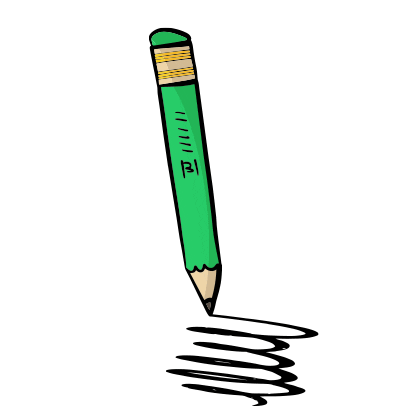 illustrate art supplies Sticker by Googly Gooeys