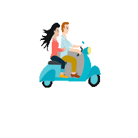 namcb vespa reggie Sticker