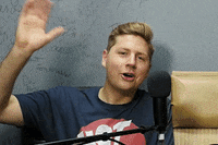 JoelByarsComedy wave hey podcast welcome GIF