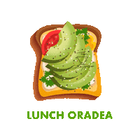 Toast Avocado Sticker by The Dripper